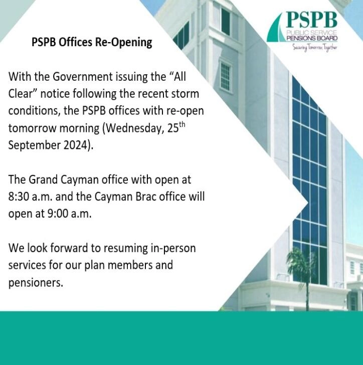 PSPB Offices Re-Open
